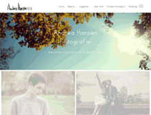 Tablet Screenshot of andreahansen.net